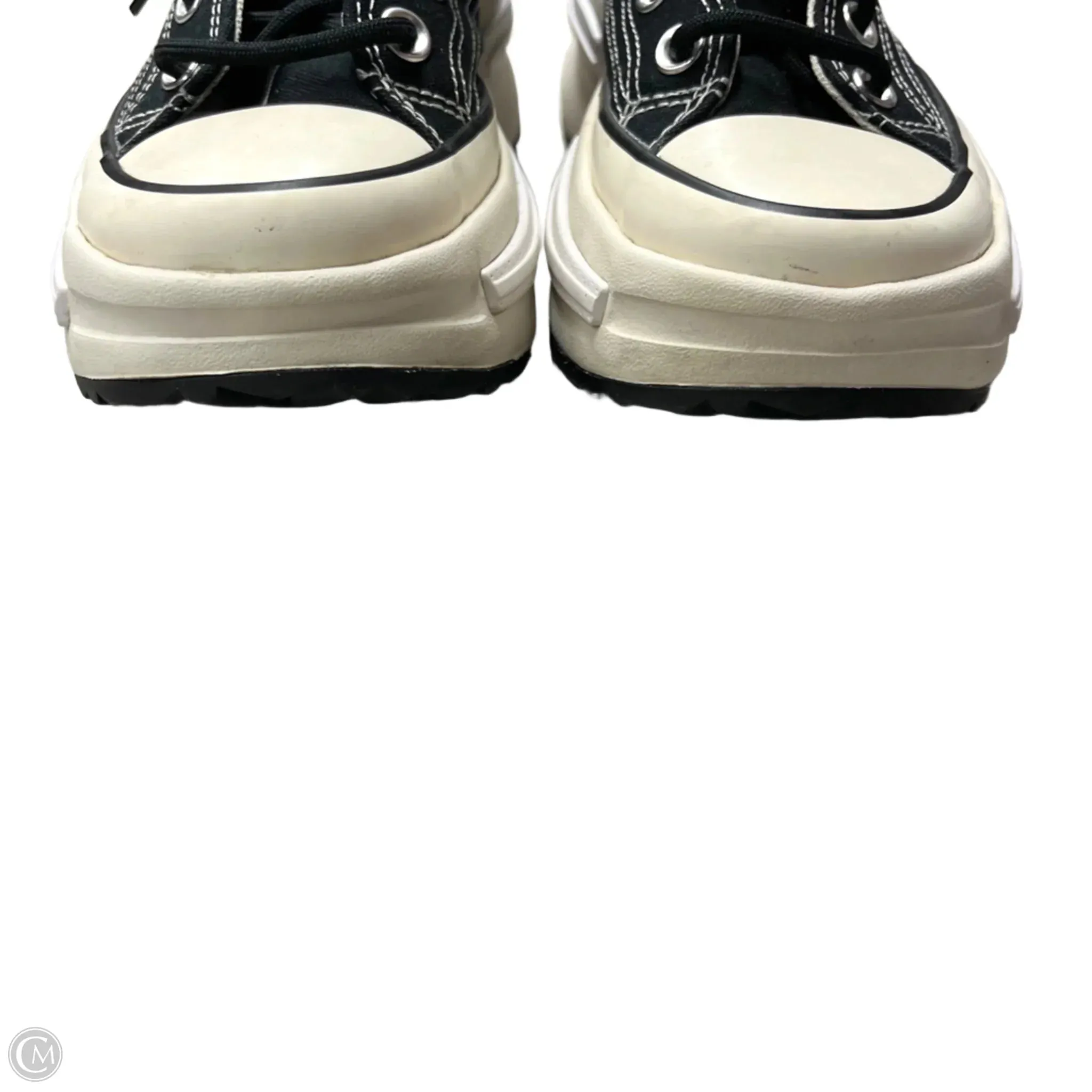 Shoes Sneakers Platform By Converse In Black & Cream, Size: 5.5
