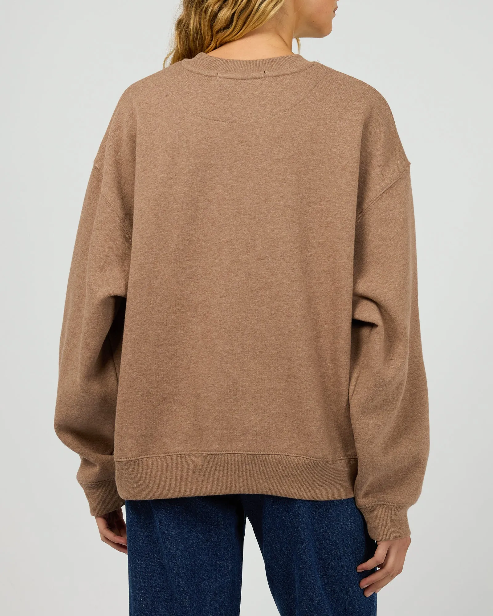 Silent Theory Logo Crew Brown