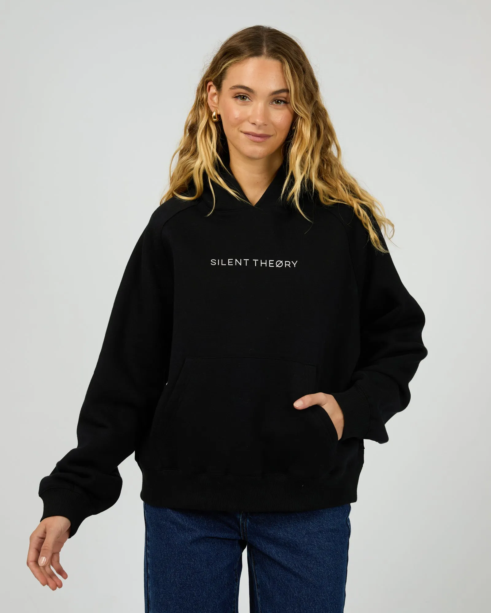 Silent Theory Logo Hoodie Black