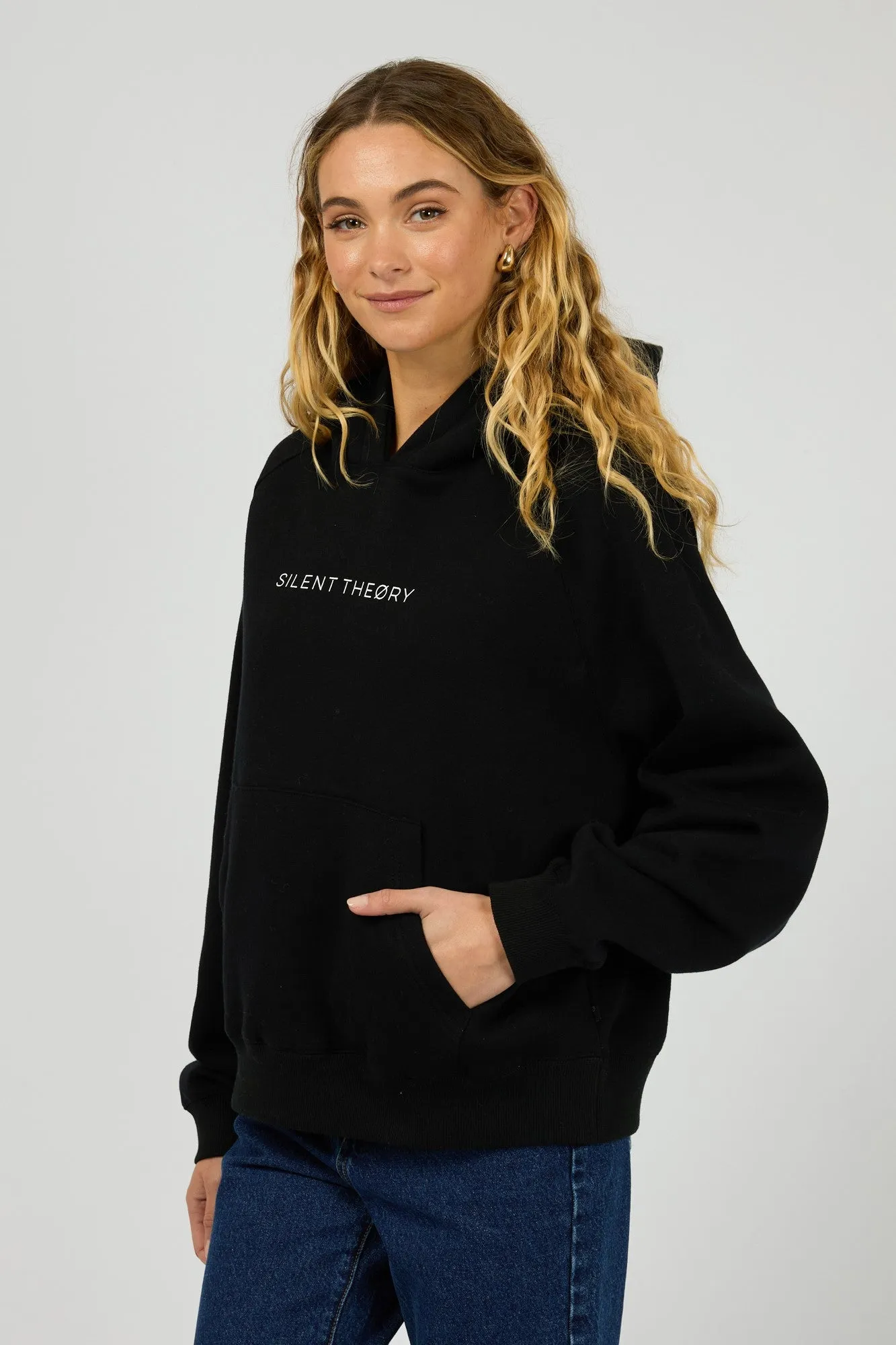 Silent Theory Logo Hoodie Black