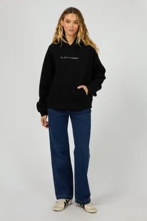 Silent Theory Logo Hoodie Black