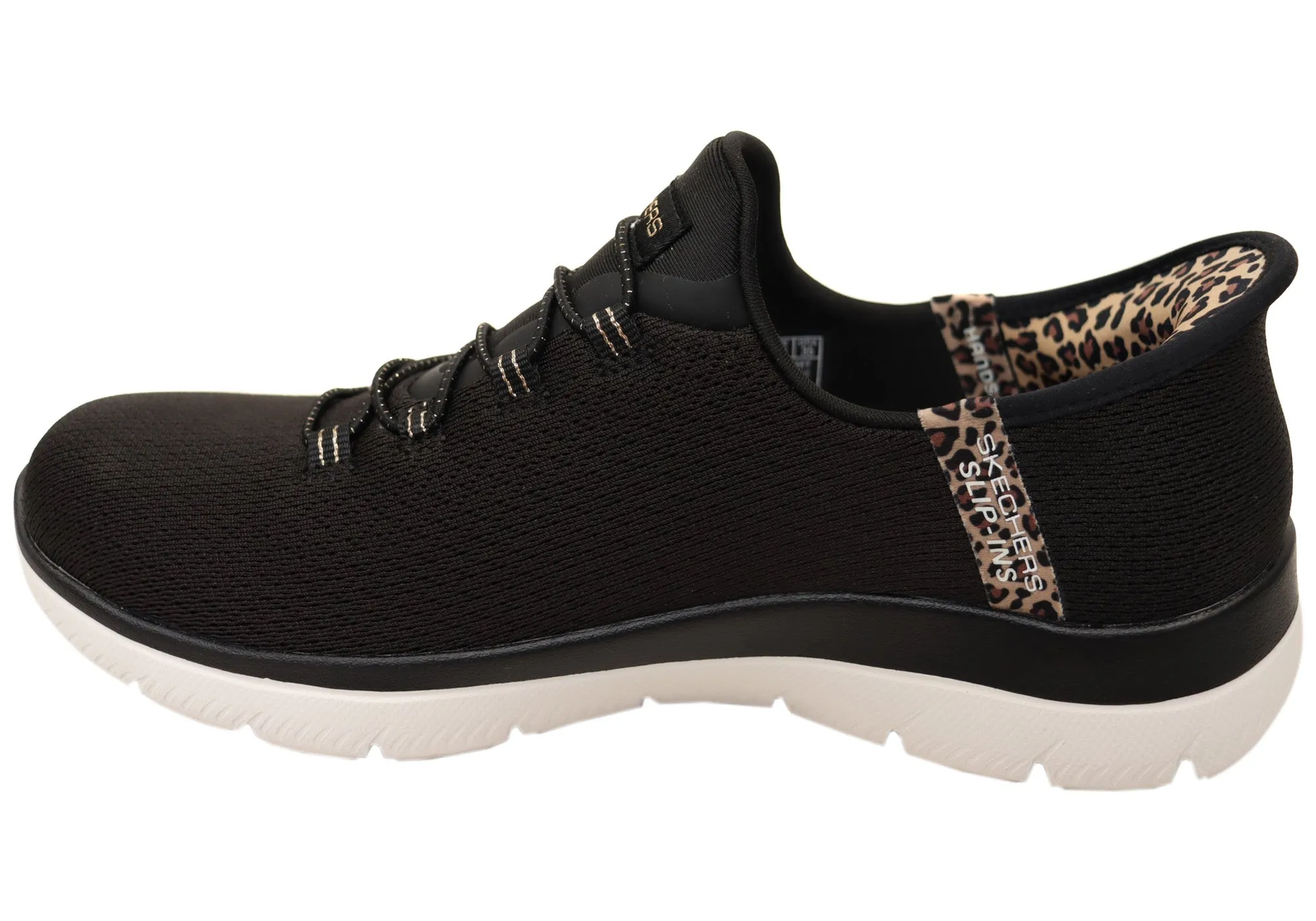 Skechers Womens Slip Ins Summits Leopard Chic Comfortable Shoes Skechers Shoes
