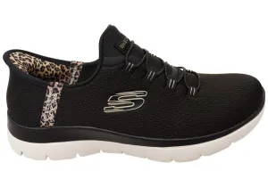 Skechers Womens Slip Ins Summits Leopard Chic Comfortable Shoes Skechers Shoes