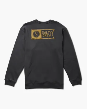 Sketchy Alpha Crew Fleece - Charcoal