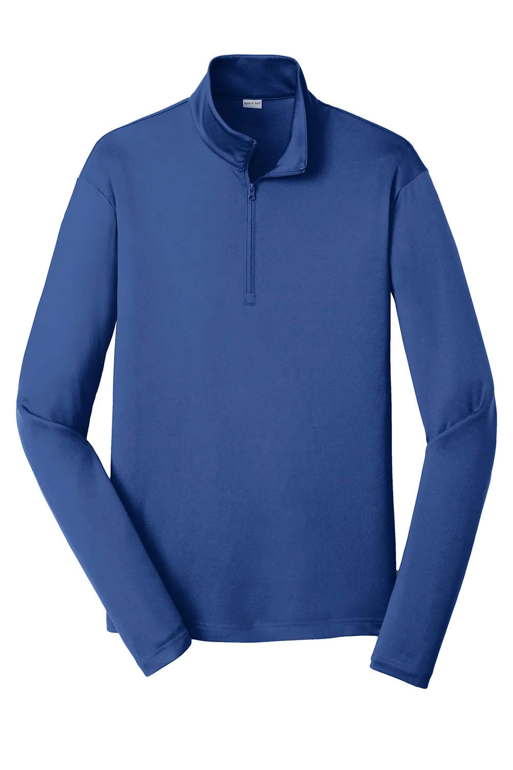 Sport-Tek Mens Competitor Moisture Wicking 1/4 Zip Sweatshirt - Royal Blue