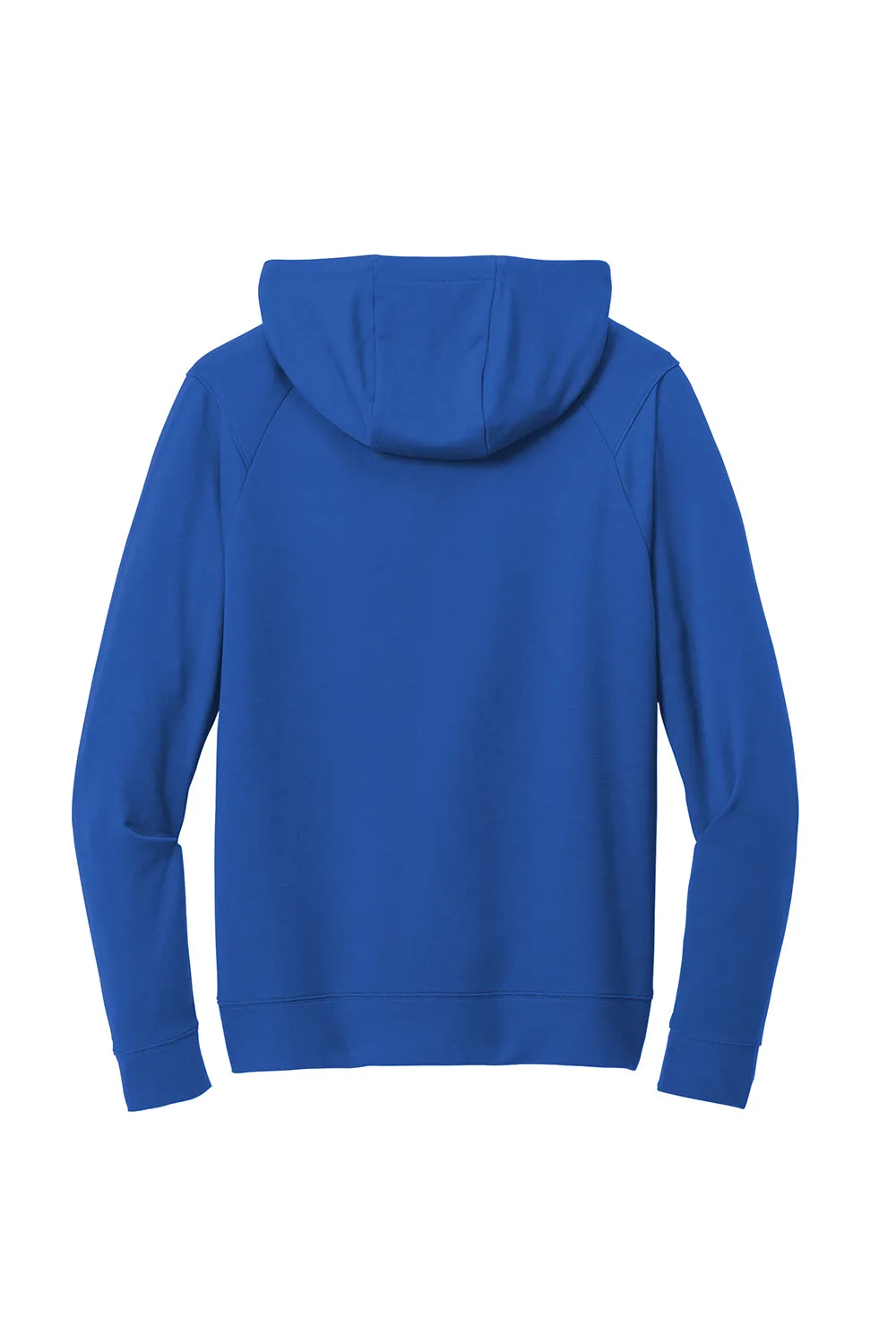 Sport-Tek Mens Flex Fleece Moisture Wicking Hooded Sweatshirt Hoodie w/ Pockets - True Royal Blue
