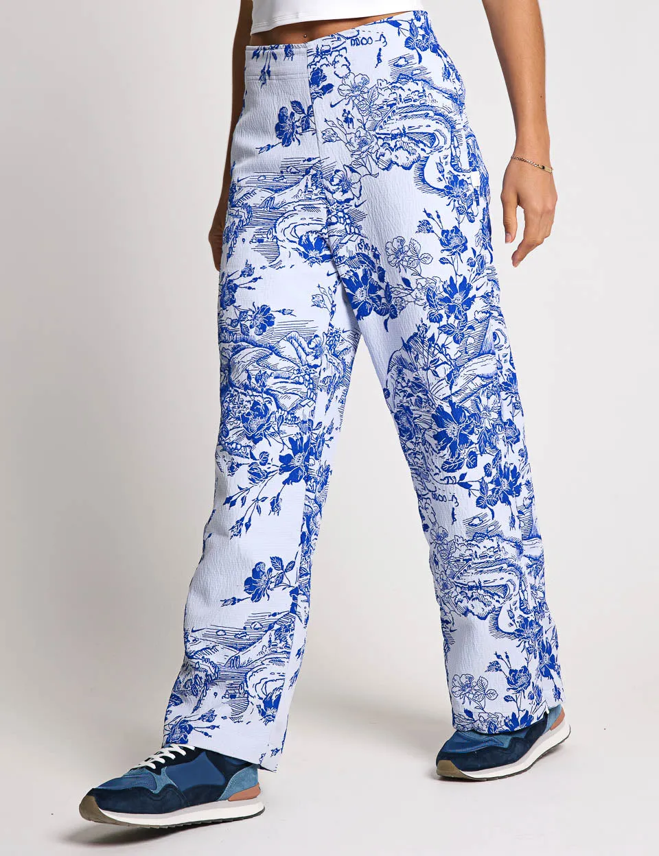 Sportswear Collection Jacquard Track Pants - White/Hyper Royal