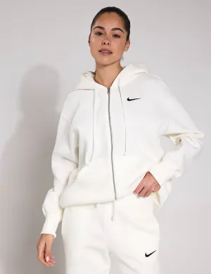Sportswear Phoenix Fleece Oversized Hoodie - Sail/Black