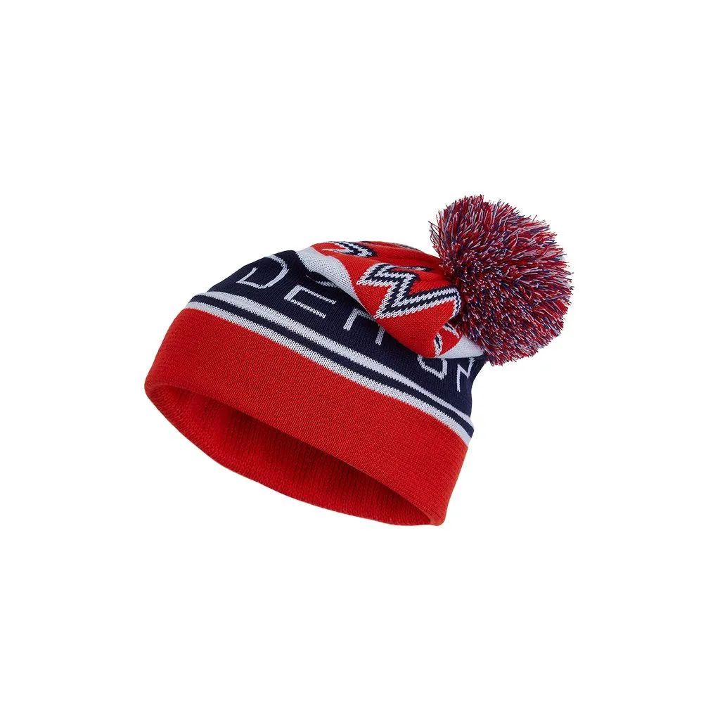 Spyder Icebox Pom Hat Red Spyder