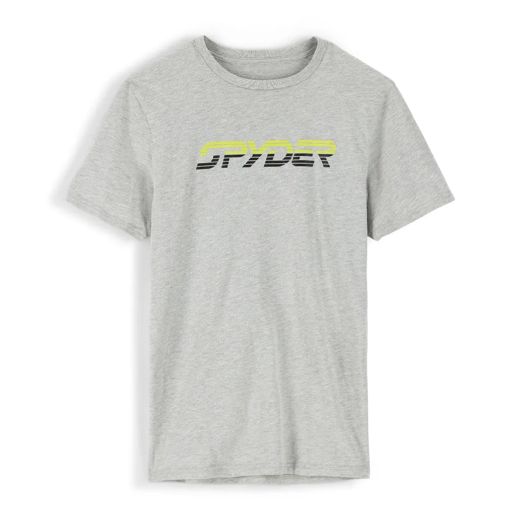 Spyder Spyder Retro Logo Tee T-Shirt Grey Spyder