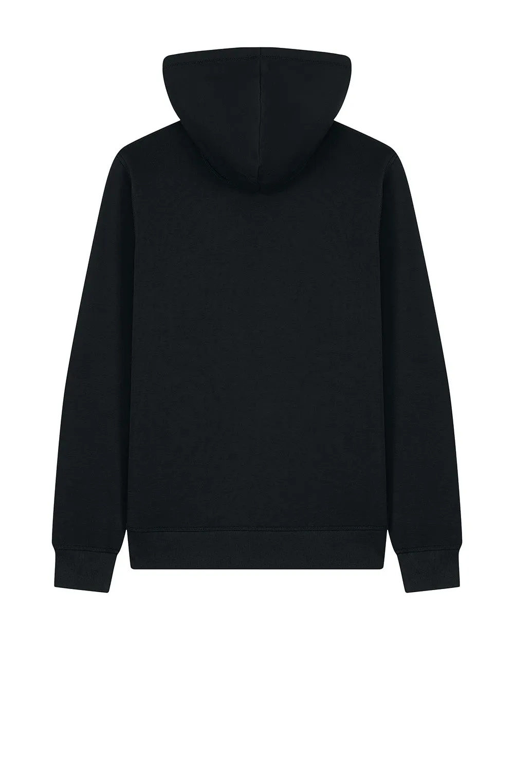 Stanley/Stella Mens Mixer Full Zip Hooded Sweatshirt Hoodie w/ Pockets - Black