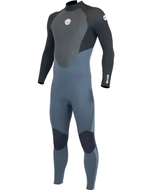 Stealth 3/2mm Back Zip Wetsuit in Graphite
