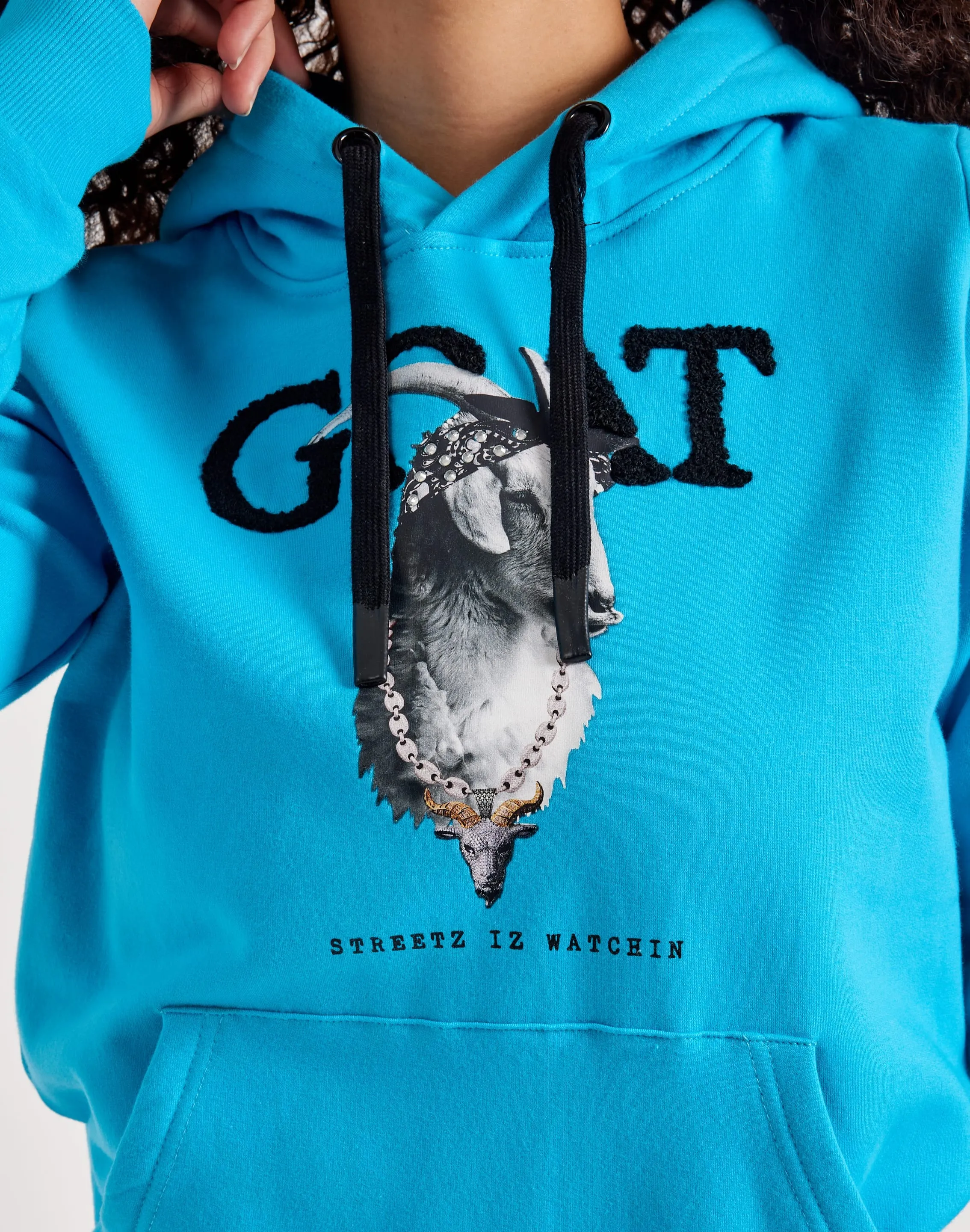 Streetz Iz Watchin Goat Pullover Hoodie