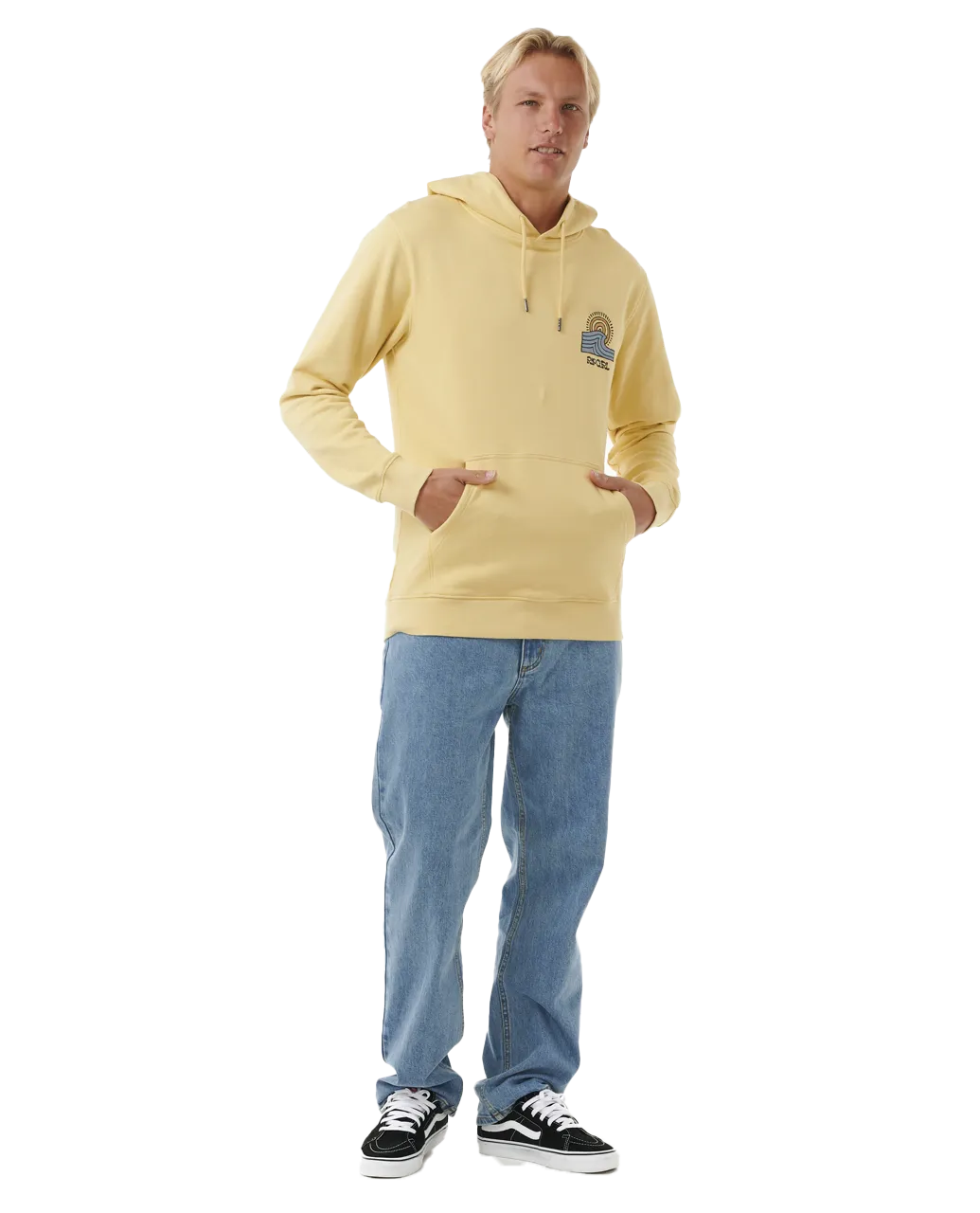 SWC Hays & Razed Hoodie in Straw