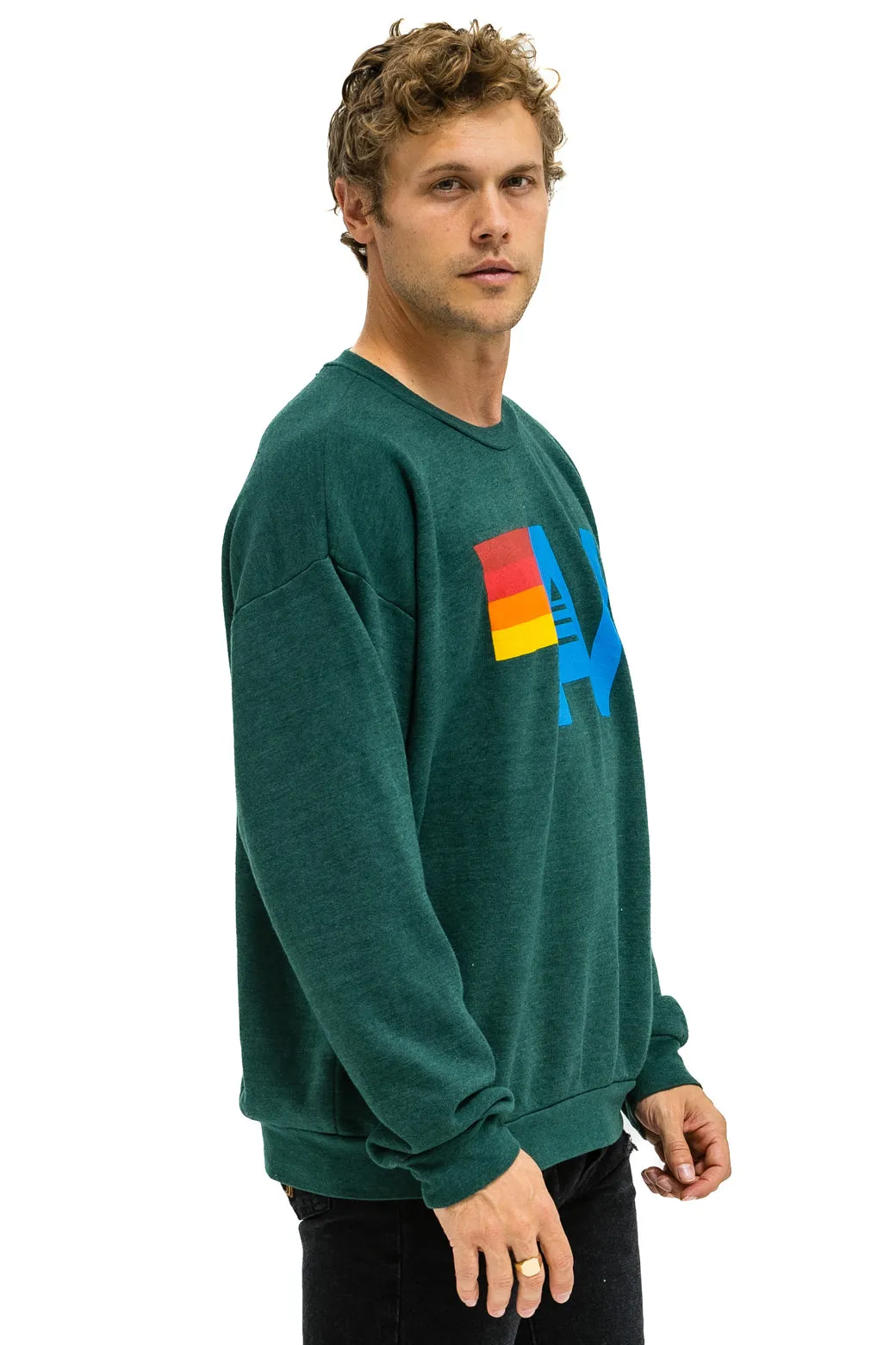Sweatshirt Logo Crew Swrxlo Forest