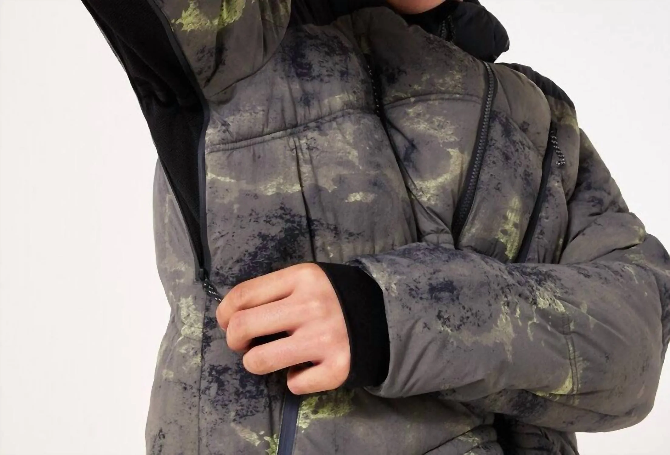 Tc Rykkinn Jacket In 7Aq-Oxidation Print Green