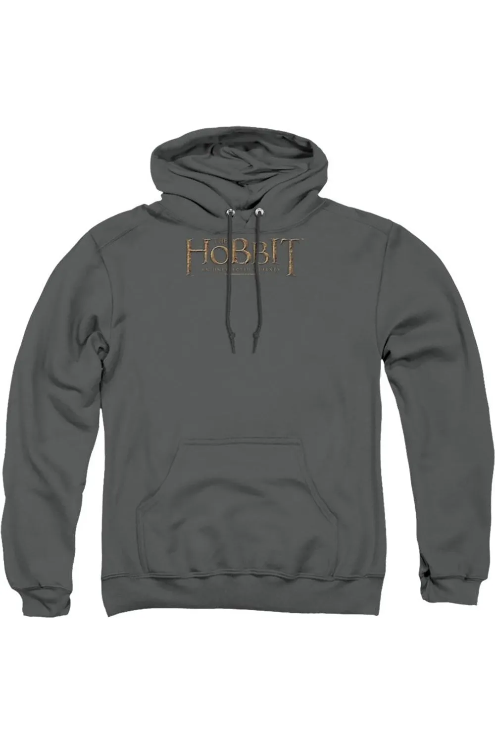The Hobbit Distressed Logo Adult Pull Over Hoodie / Hooded Sweatshirt