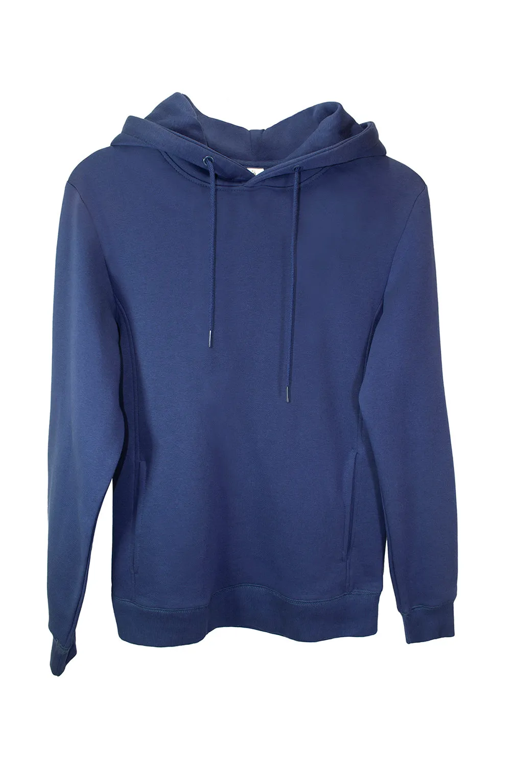 Threadfast Apparel Mens Ultimate Fleece Hooded Sweatshirt Hoodie w/ Pockets - Navy Blue