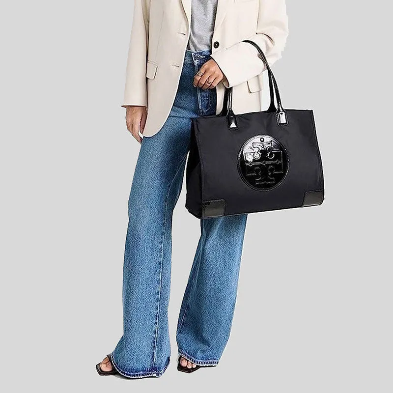 Tory Burch Bags TORY BURCH Ella Patent Tote Bag Black 90479