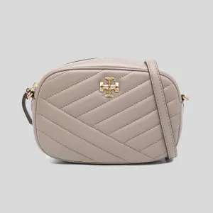 Tory Burch Bags TORY BURCH Kira Chevron Camera Bag Gray Heron 90450