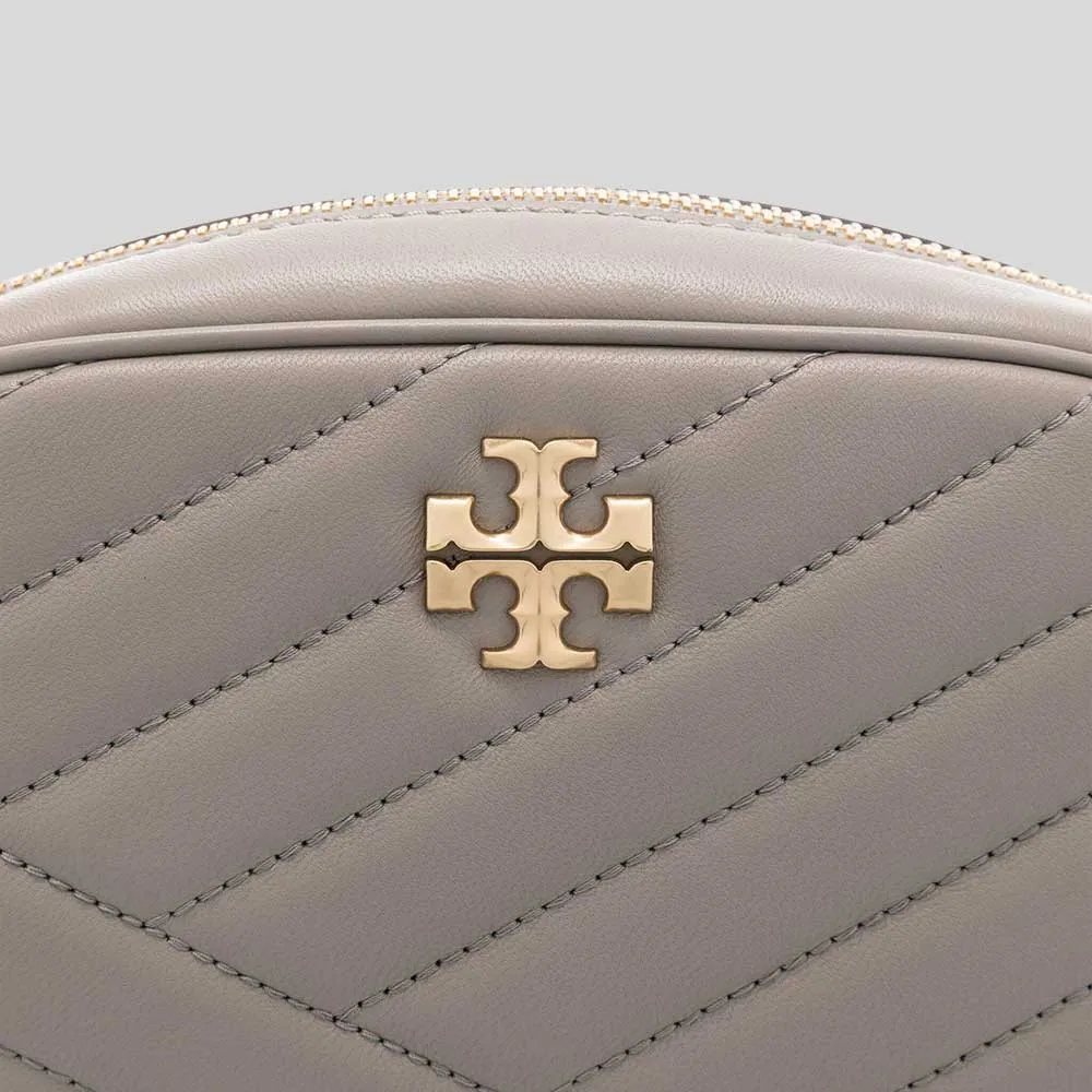 Tory Burch Bags TORY BURCH Kira Chevron Camera Bag Gray Heron 90450