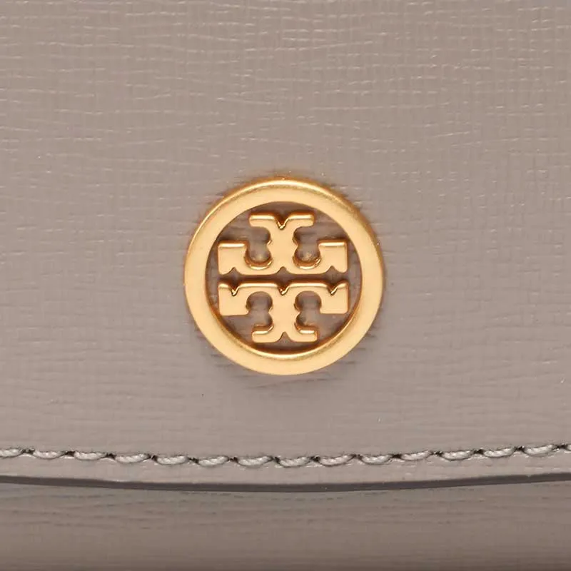 Tory Burch Bags TORY BURCH ROBINSON Chain Wallet Gray Heron 137152