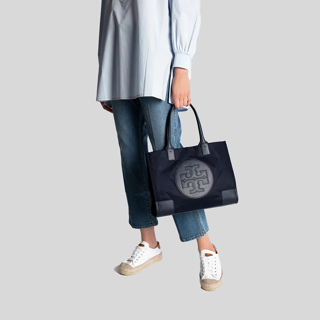 Tory Burch Bags Tory Burch Small Ella Tote Bag Tory Navy 88578