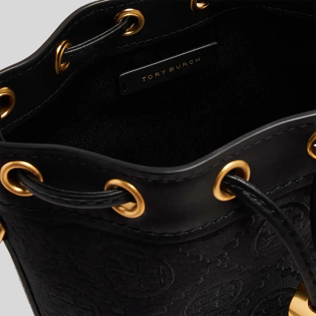 Tory Burch Bags TORY BURCH T Monogram mini bucket bag Black 152130
