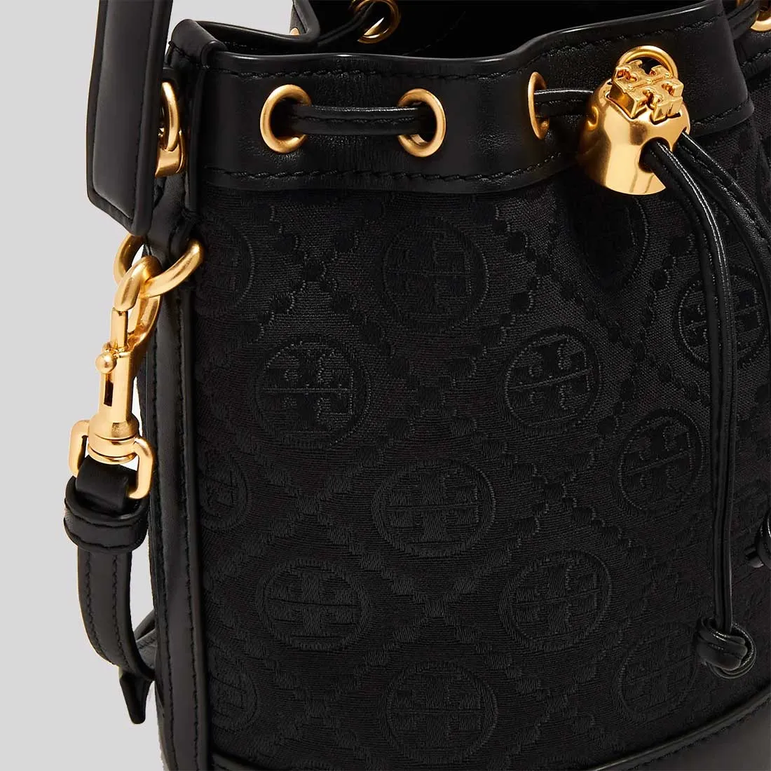 Tory Burch Bags TORY BURCH T Monogram mini bucket bag Black 152130