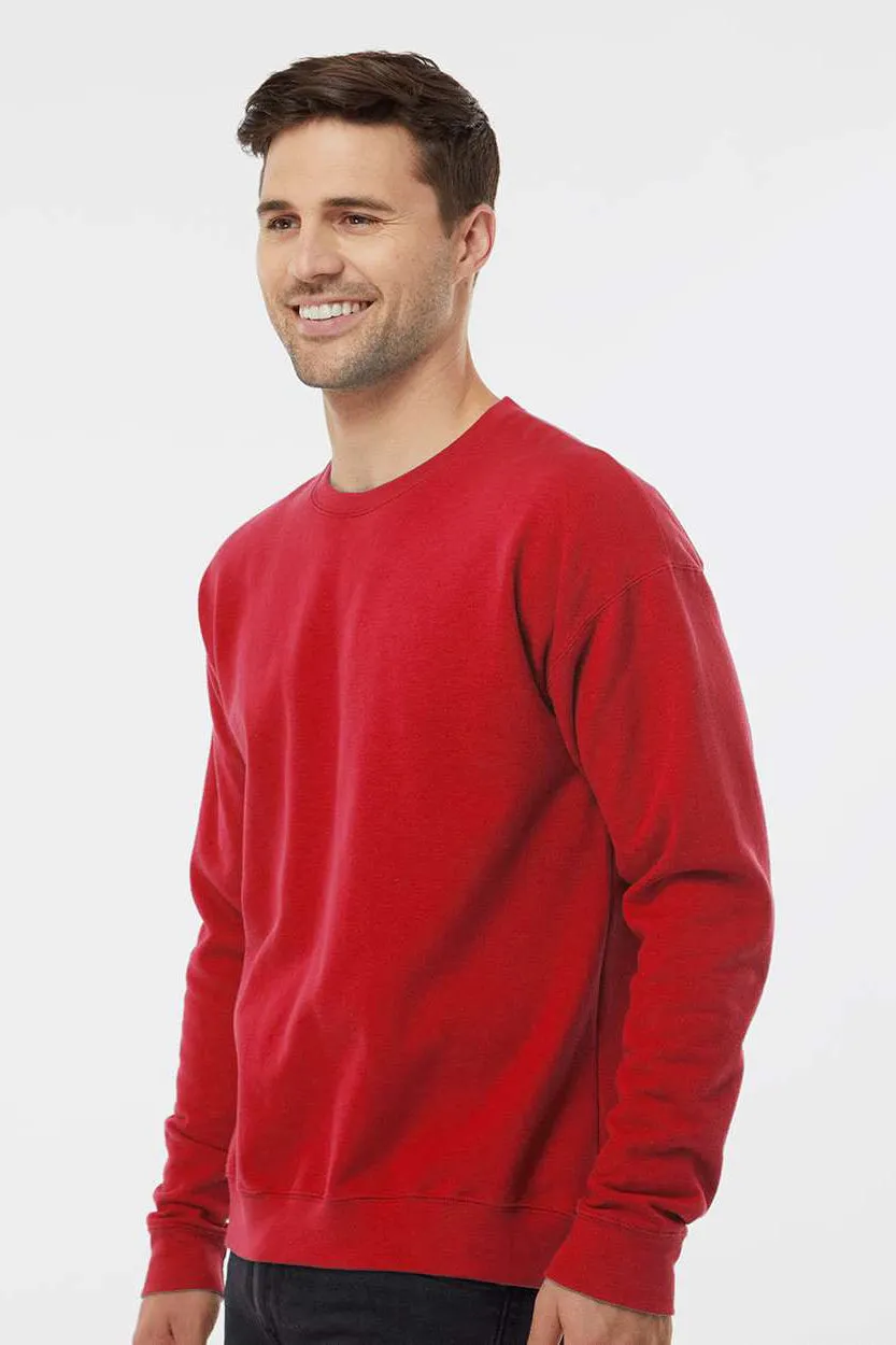 Tultex Mens Fleece Crewneck Sweatshirt - Red
