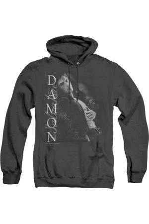 Vampire Diaries Besides Me Adult Heather Hoodie / Hooded Sweatshirt