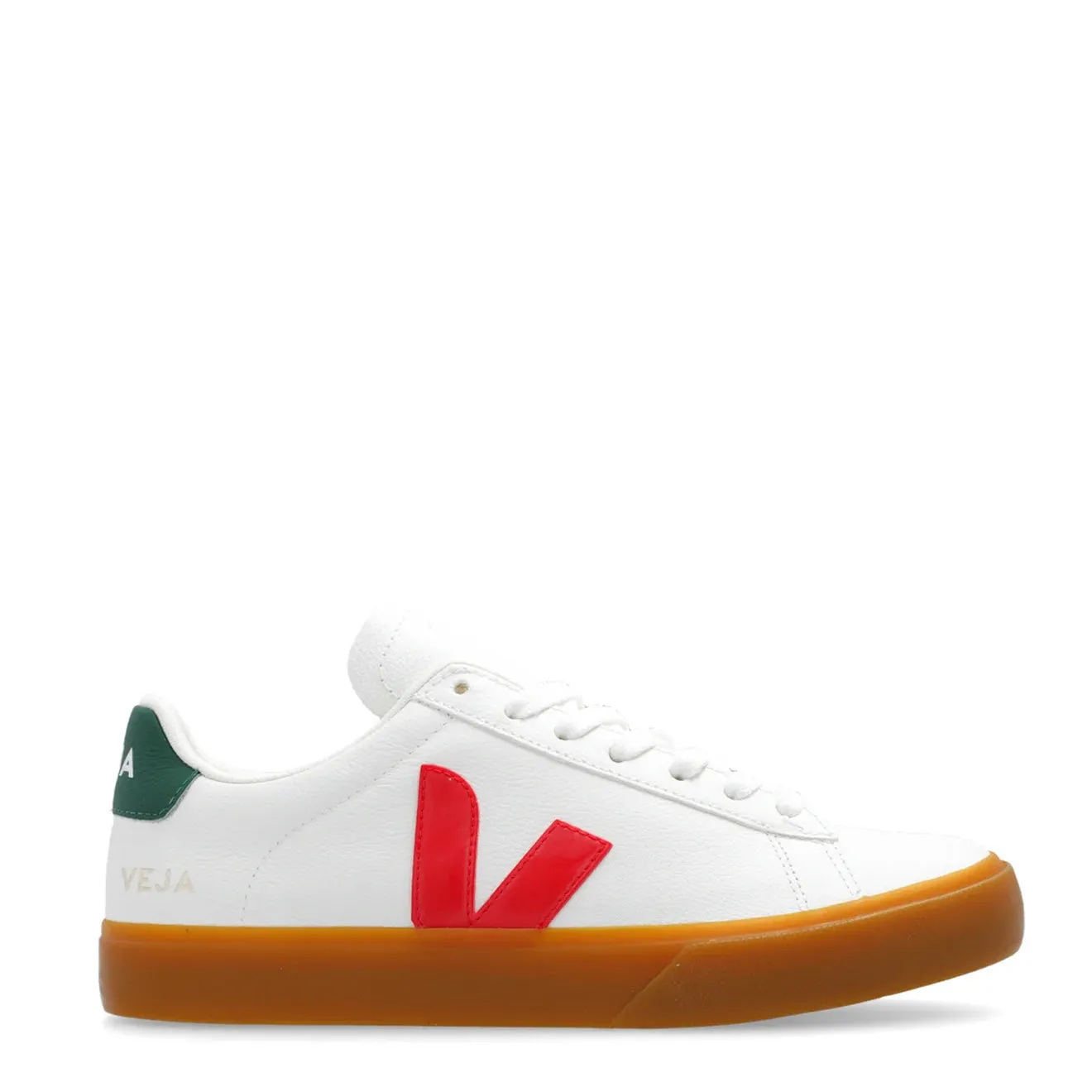 Veja Campo Chromefree Leather Trainer Extra White Pekin Poker