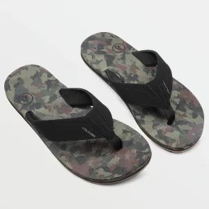 Volcom Victor Mens Sandals - Dark Camo