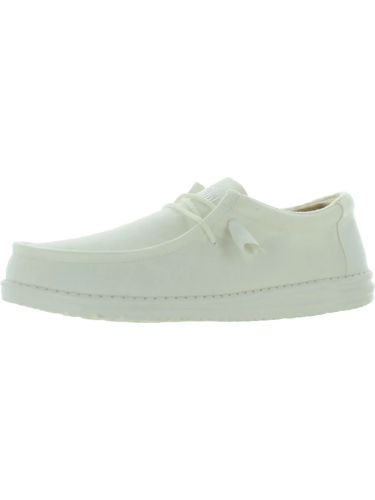 Wally Slub Mens Canvas Slip On Casual And Fashion Sneakers