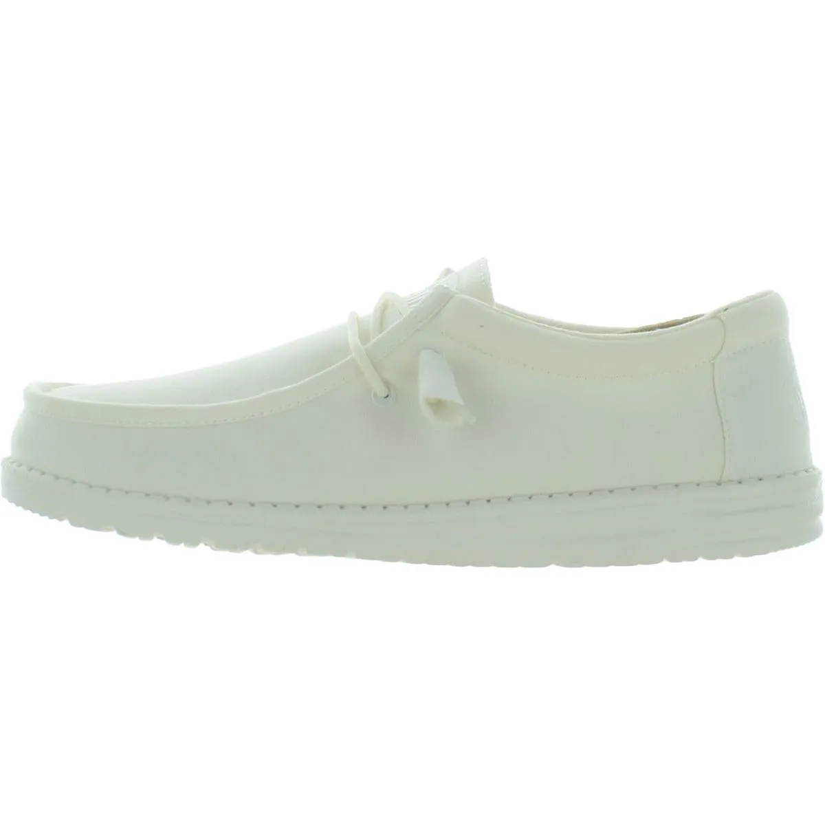 Wally Slub Mens Canvas Slip On Casual And Fashion Sneakers