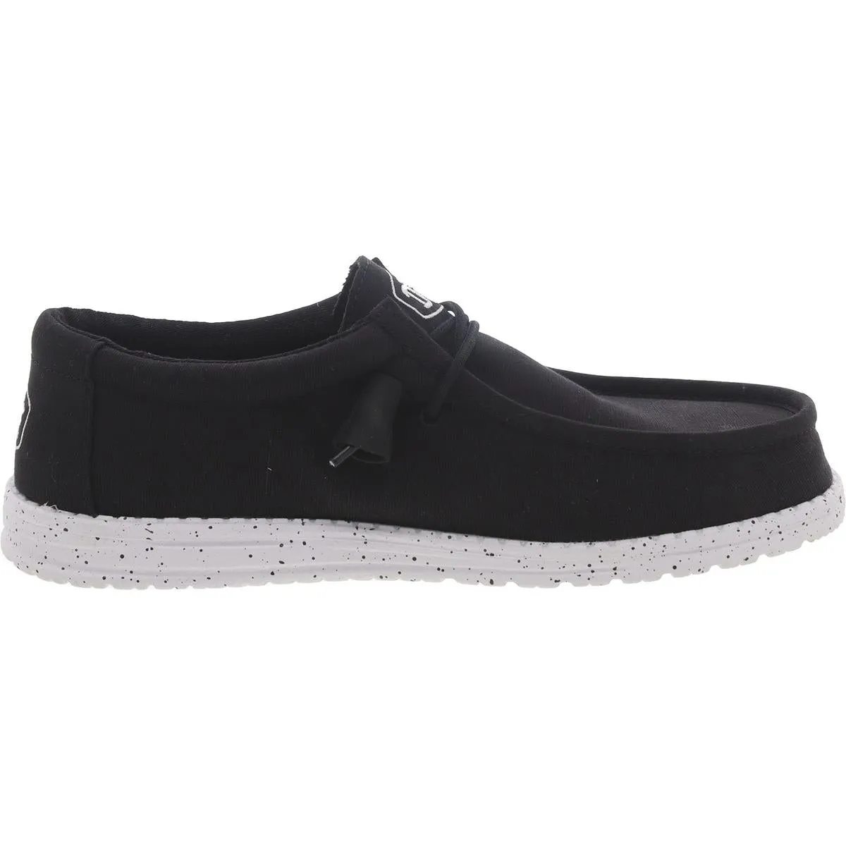 Wally Slub Mens Canvas Slip On Casual And Fashion Sneakers