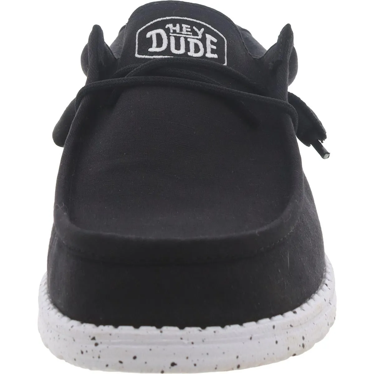 Wally Slub Mens Canvas Slip On Casual And Fashion Sneakers