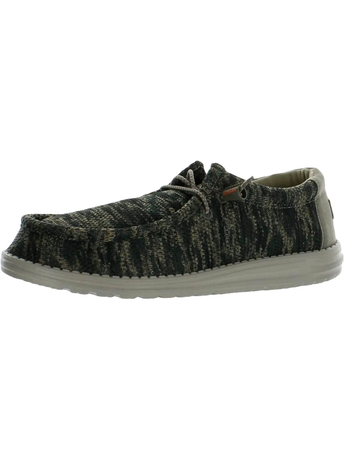 Wally Sox Mens Knit Ankle Slip-On Sneakers