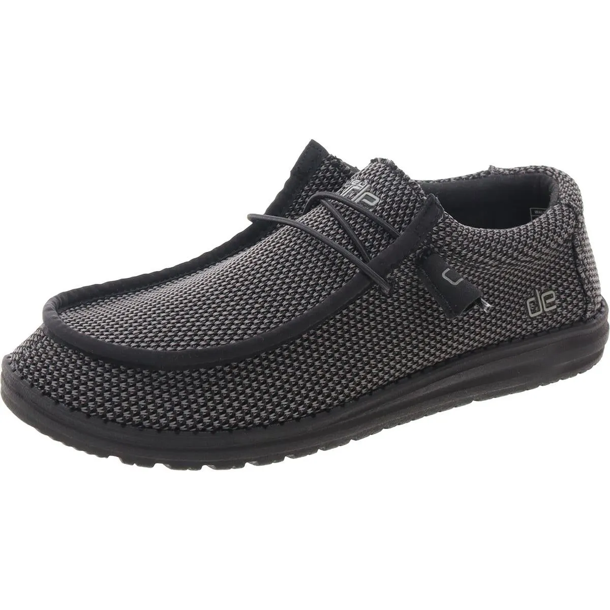 Wally Sox Mens Knit Ankle Slip-On Sneakers