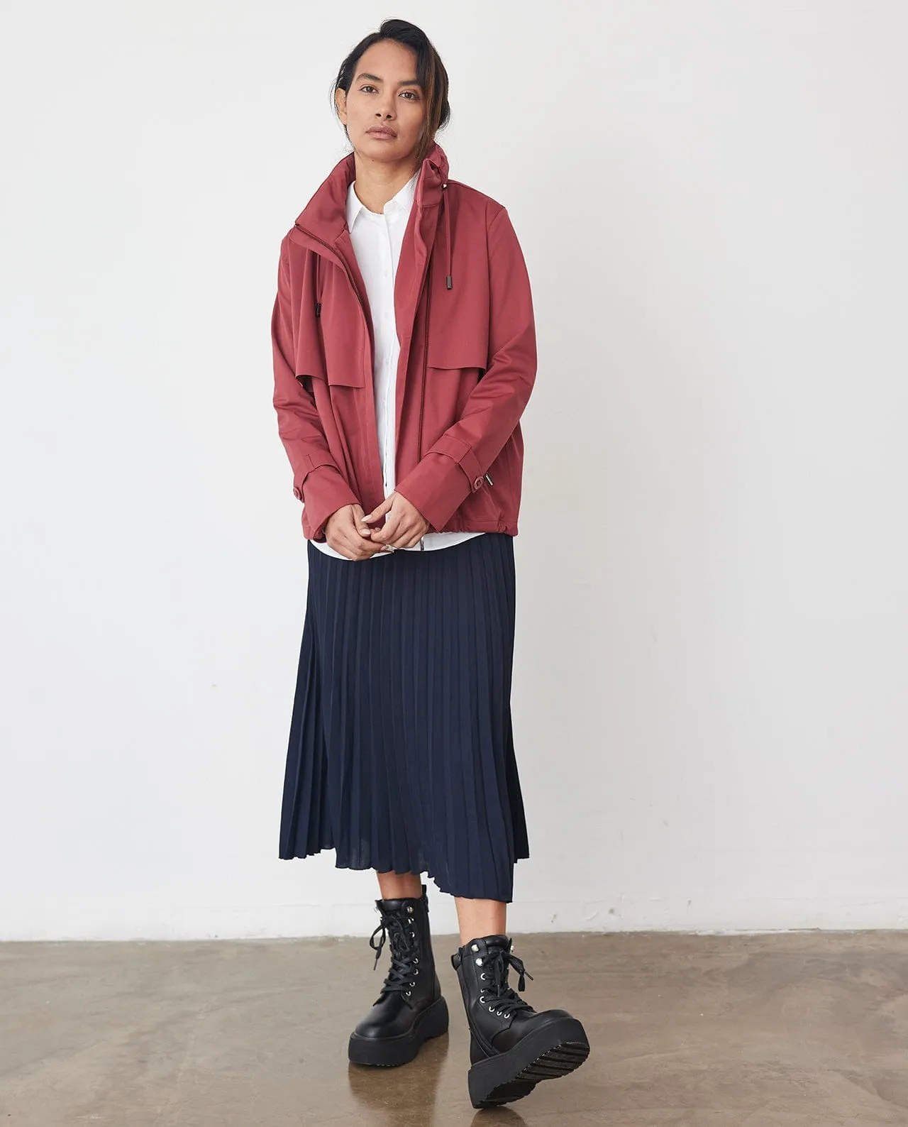 Waterproof City Walker Jacket | Atmosphere White