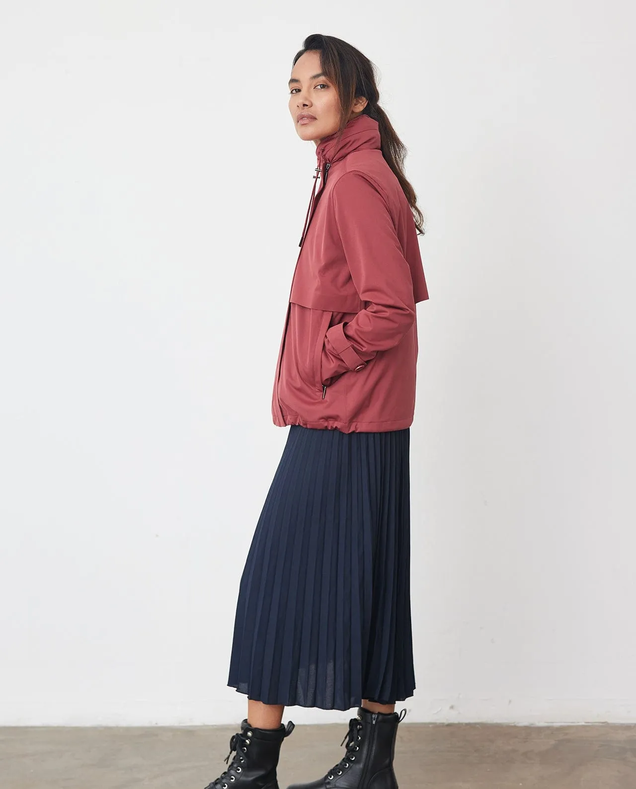 Waterproof City Walker Jacket | Atmosphere White