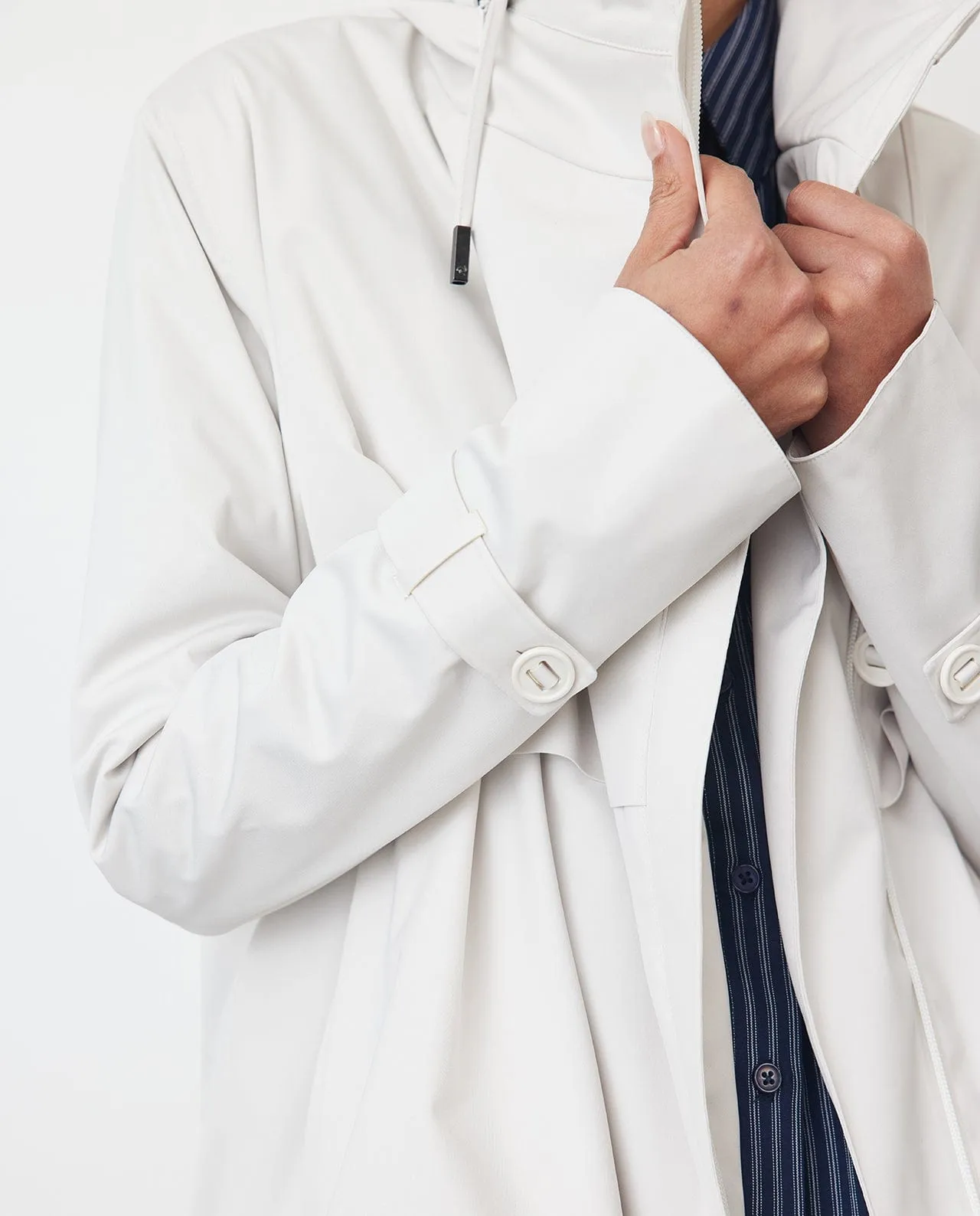 Waterproof City Walker Jacket | Atmosphere White