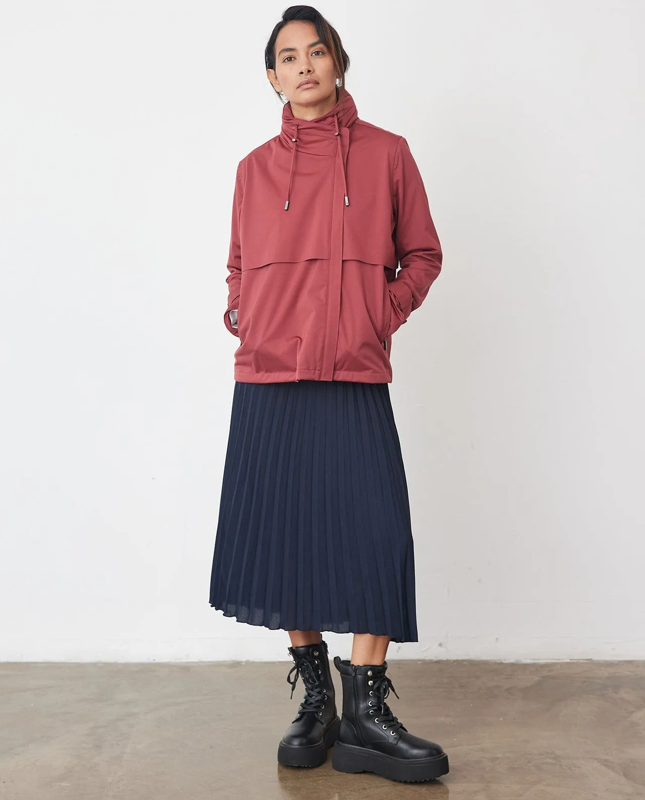 Waterproof City Walker Jacket | Atmosphere White