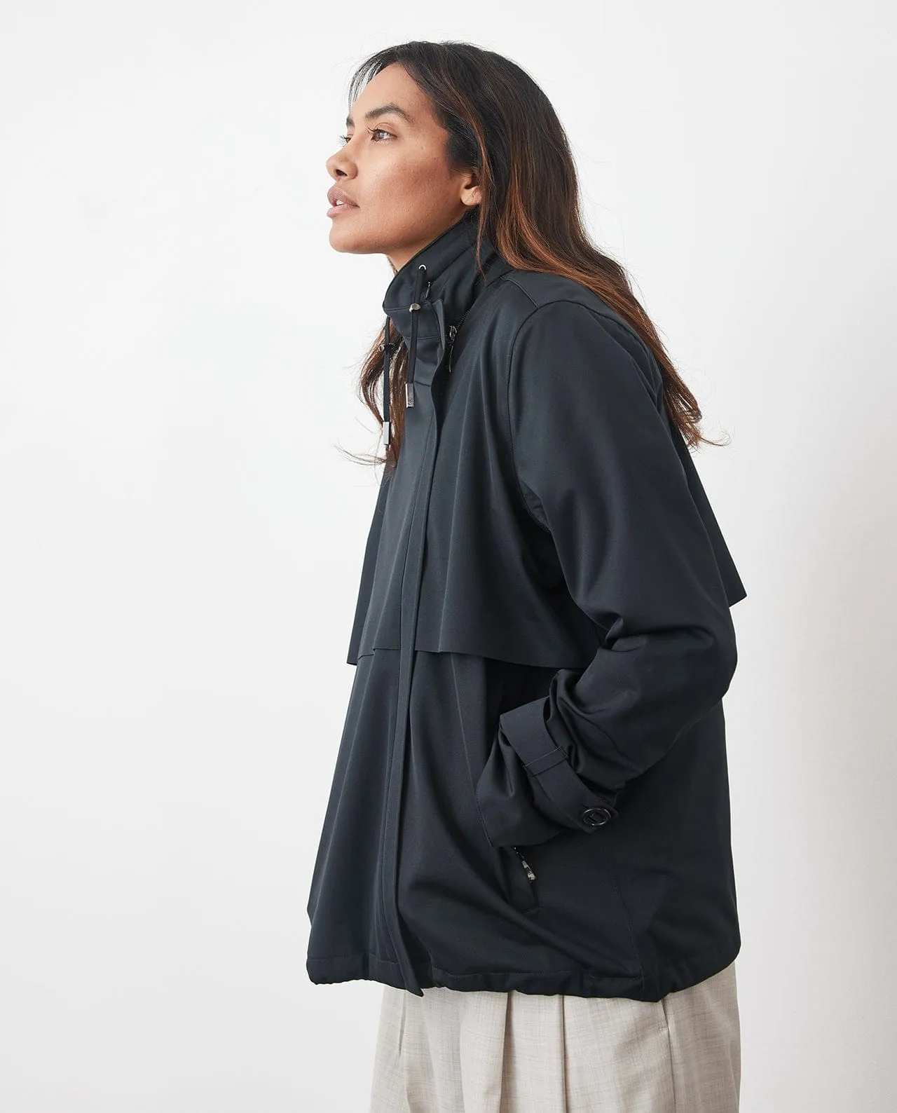 Waterproof City Walker Jacket | Atmosphere White