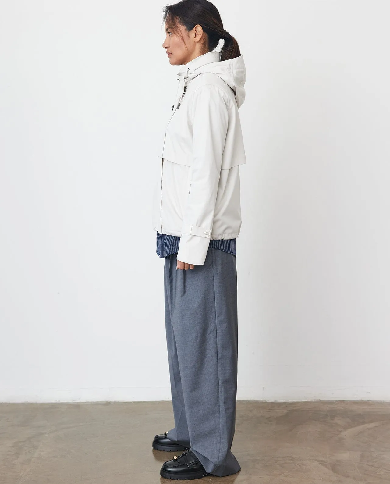 Waterproof City Walker Jacket | Atmosphere White