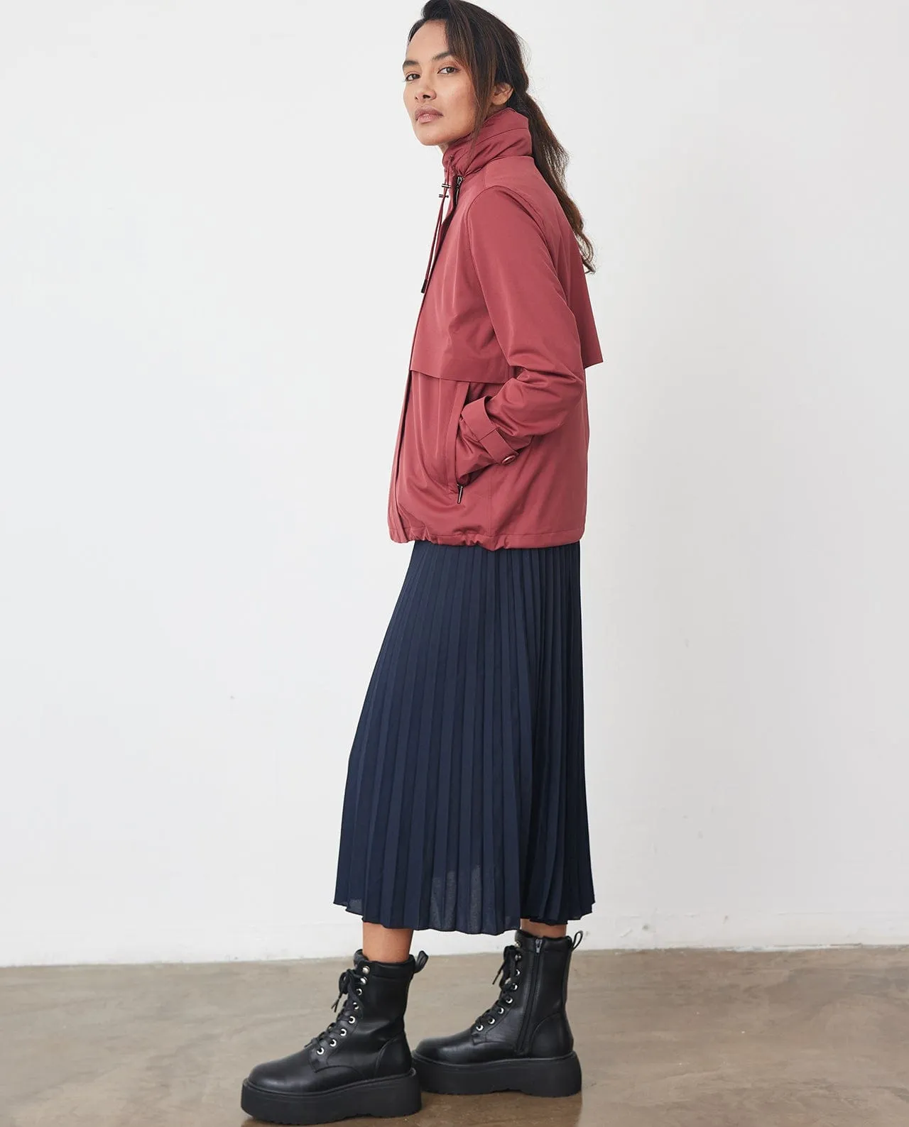 Waterproof City Walker Jacket | Atmosphere White