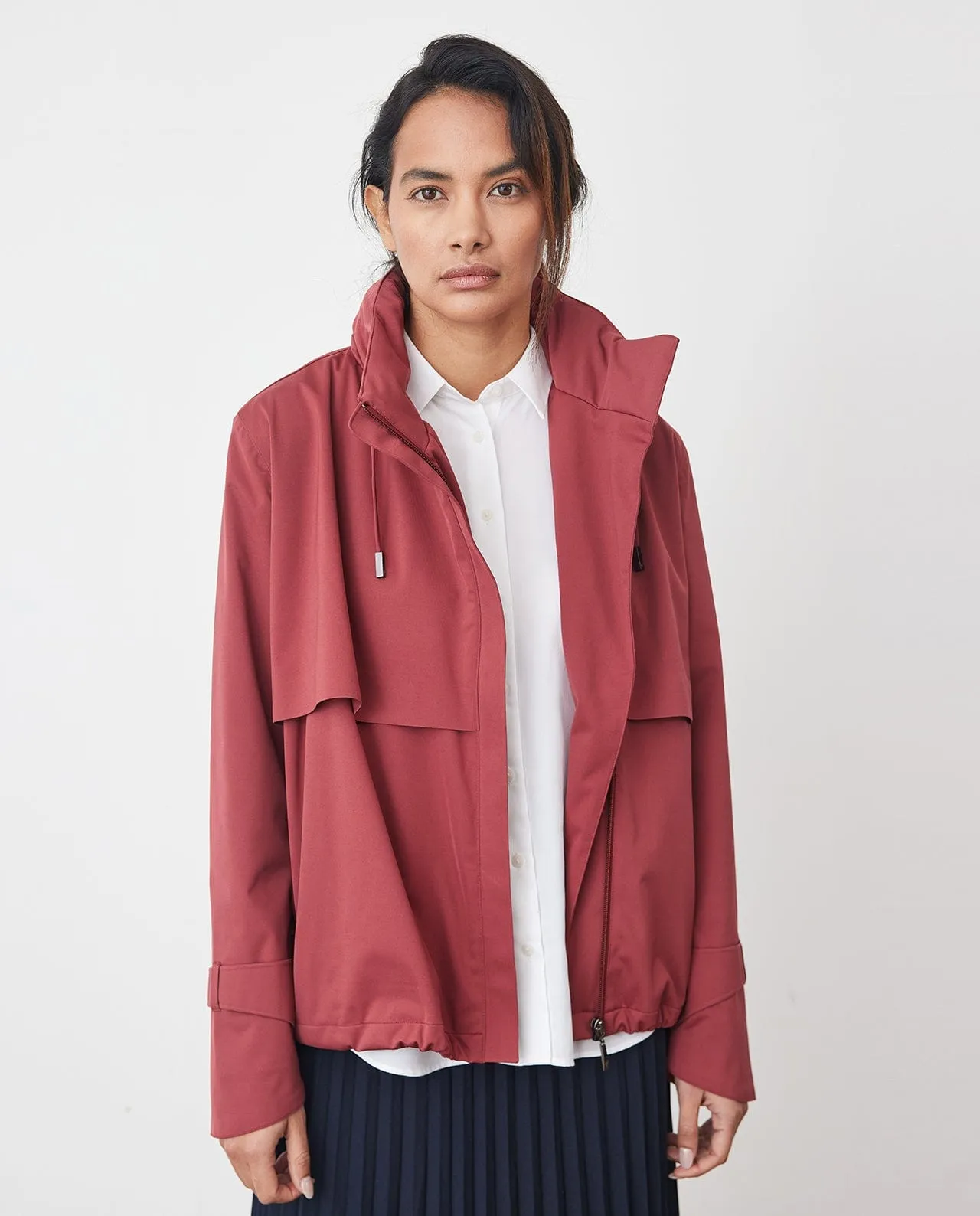 Waterproof City Walker Jacket | Atmosphere White