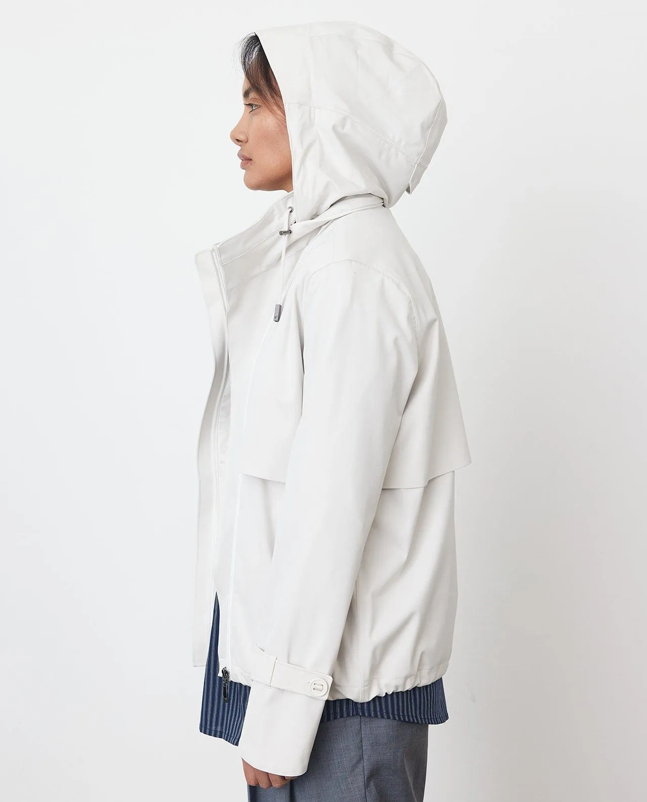 Waterproof City Walker Jacket | Atmosphere White