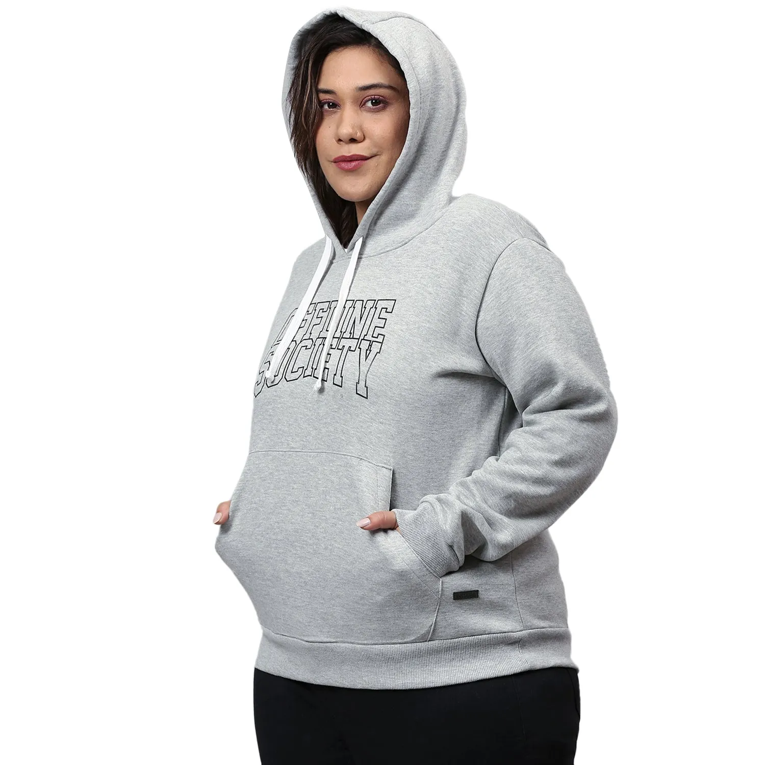 Women Full Sleeve Hooded Sweatshirt