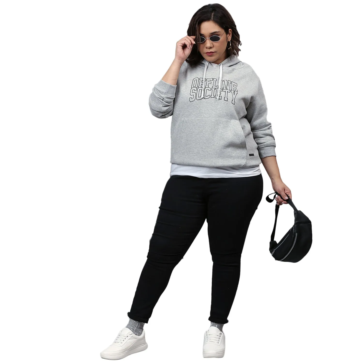 Women Full Sleeve Hooded Sweatshirt